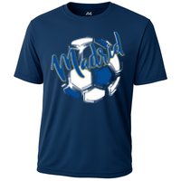 Cool Madrid Cf Soccer Ball Cooling Performance Crew T-Shirt