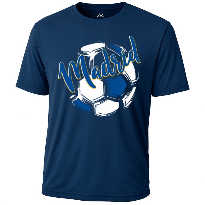 Cool Madrid Cf Soccer Ball Cooling Performance Crew T-Shirt