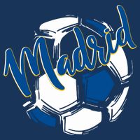 Cool Madrid Cf Soccer Ball Cooling Performance Crew T-Shirt