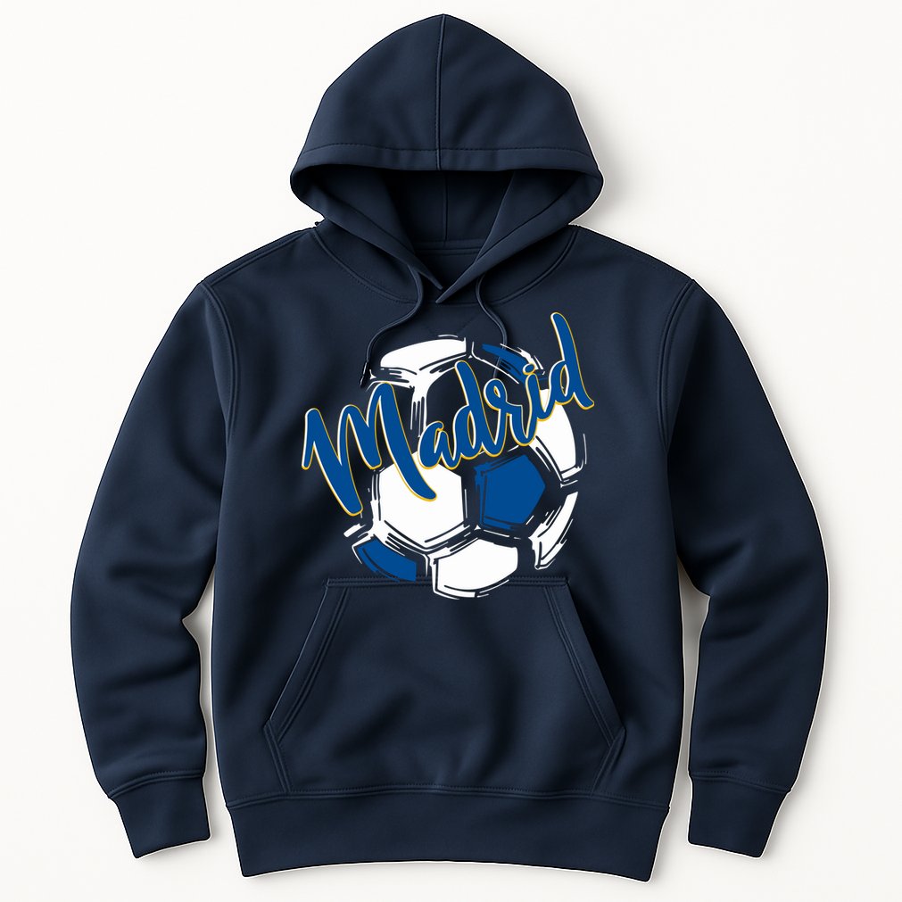 Cool Madrid Cf Soccer Ball Hoodie