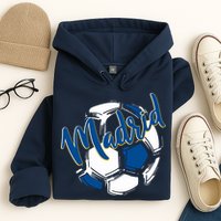 Cool Madrid Cf Soccer Ball Hoodie