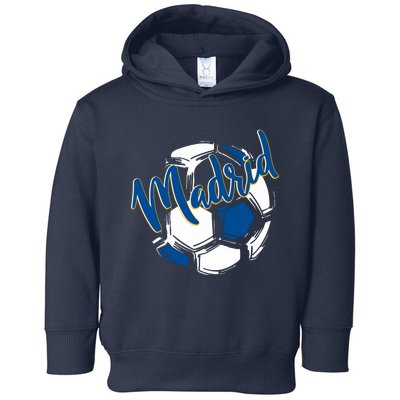 Cool Madrid Cf Soccer Ball Toddler Hoodie