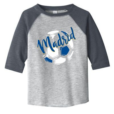 Cool Madrid Cf Soccer Ball Toddler Fine Jersey T-Shirt