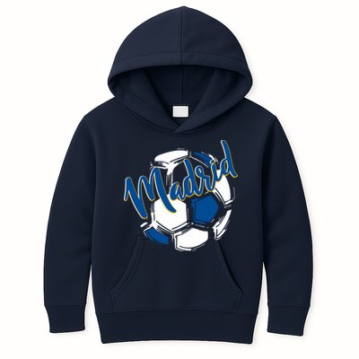 Cool Madrid Cf Soccer Ball Kids Hoodie