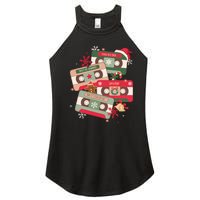 Christmas Music Cassette Tapes Christmas Women's Perfect Tri Rocker Tank