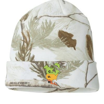 Cum Map Canada Usa And Mexico Kati Licensed 12" Camo Beanie