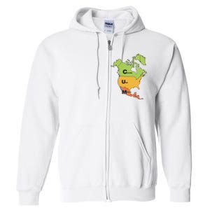 Cum Map Canada Usa And Mexico Full Zip Hoodie