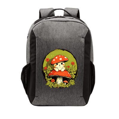 Cat Mushroom Cute Cottagecore Aesthetic Vector Backpack