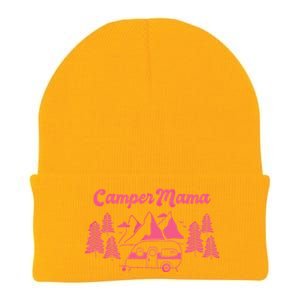 Camper Mama Camping Grandmas And Mom Gift Knit Cap Winter Beanie