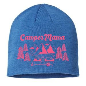 Camper Mama Camping Grandmas And Mom Gift Sustainable Beanie