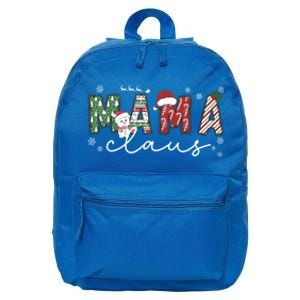 Christmas Mama Claus Pajama Matching Family Xmas Great Gift 16 in Basic Backpack