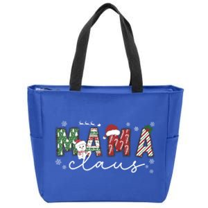 Christmas Mama Claus Pajama Matching Family Xmas Great Gift Zip Tote Bag