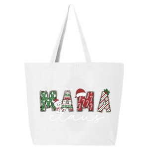 Christmas Mama Claus Pajama Matching Family Xmas Great Gift 25L Jumbo Tote