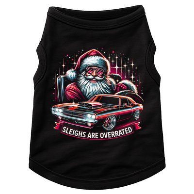 Classic Muscle Car Santa Hotrod V8 Enthusiast Christmas Doggie Tank