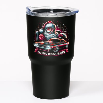 Classic Muscle Car Santa Hotrod V8 Enthusiast Christmas Tumbler