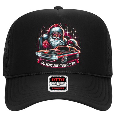 Classic Muscle Car Santa Hotrod V8 Enthusiast Christmas Hat