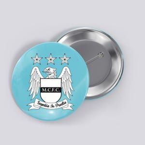 Cool Man City Slogan Eagle With Stars Button