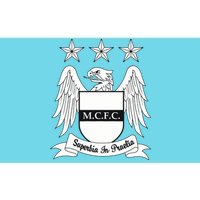 Cool Man City Slogan Eagle With Stars Bumper Sticker