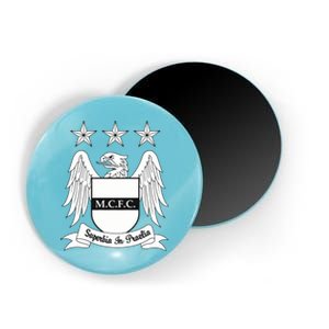 Cool Man City Slogan Eagle With Stars Magnet