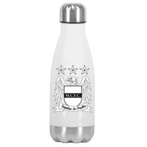 Cool Man City Slogan Eagle With Stars Stainless Steel Insulated Water Bottle