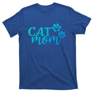 Cat Mom Cat Paws Cat Lover Funny Cute Cat Gift T-Shirt