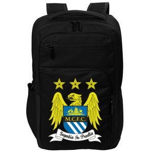 Cool Man City Slogan Eagle With Stars Impact Tech Backpack