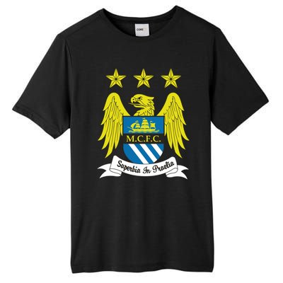 Cool Man City Slogan Eagle With Stars Tall Fusion ChromaSoft Performance T-Shirt