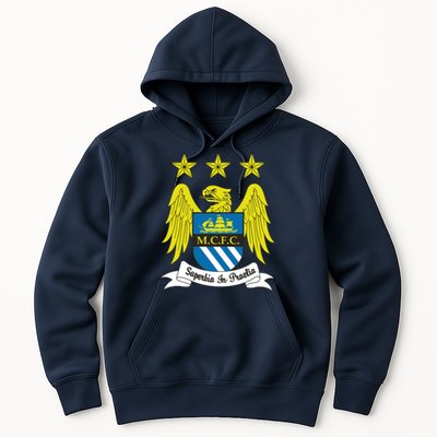 Cool Man City Slogan Eagle With Stars Hoodie