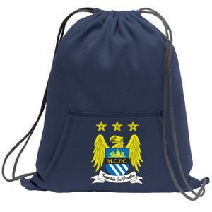 Cool Man City Slogan Eagle With Stars Sweatshirt Cinch Pack Bag