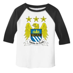 Cool Man City Slogan Eagle With Stars Toddler Fine Jersey T-Shirt