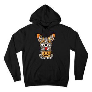 Corgi Mummy Cute Halloween Dog Lover Hoodie