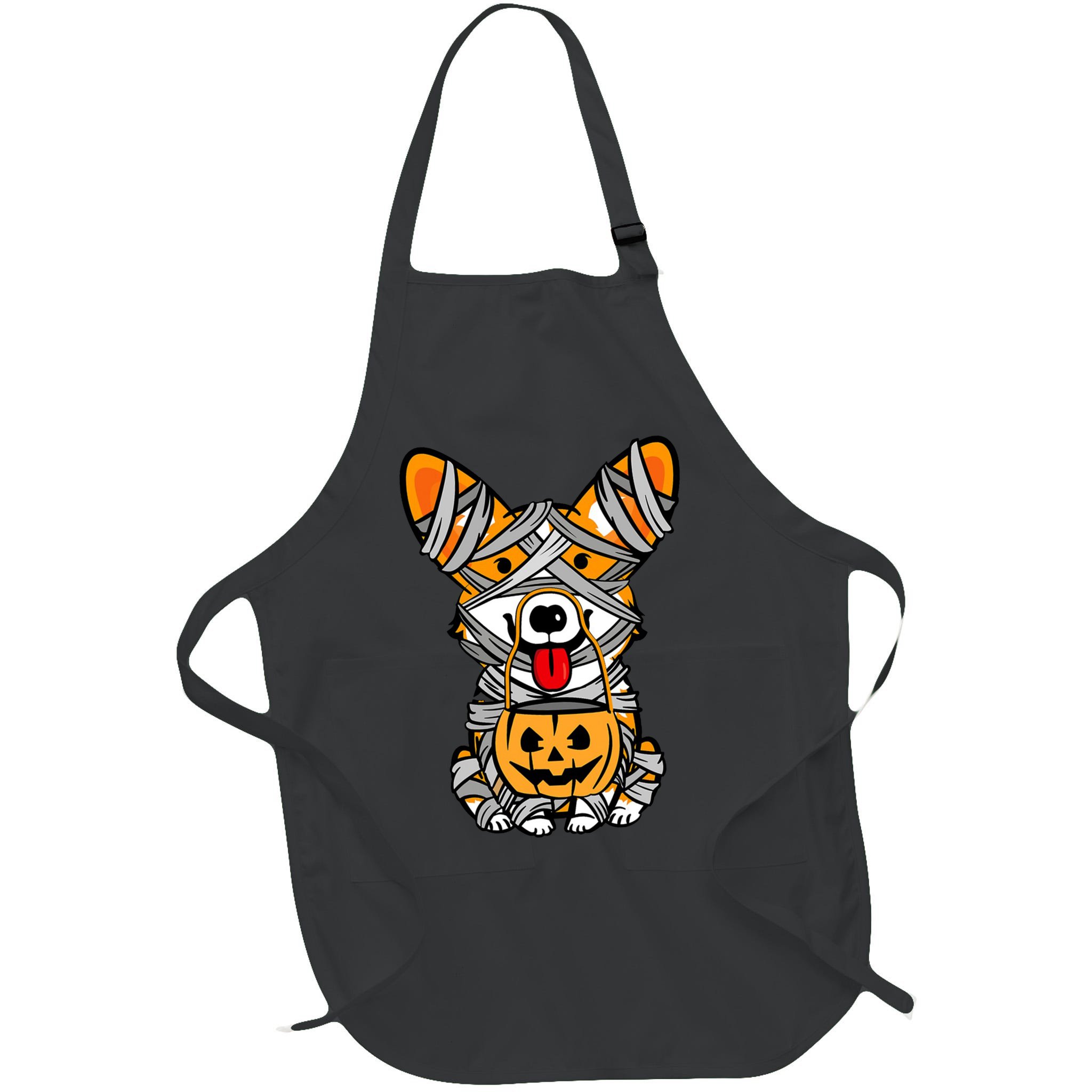 Corgi Mummy Cute Halloween Dog Lover Apron
