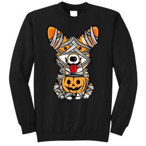 Corgi Mummy Cute Halloween Dog Lover Sweatshirt