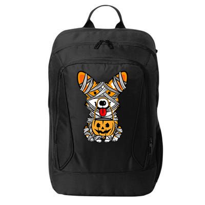 Corgi Mummy Cute Halloween Dog Lover City Backpack