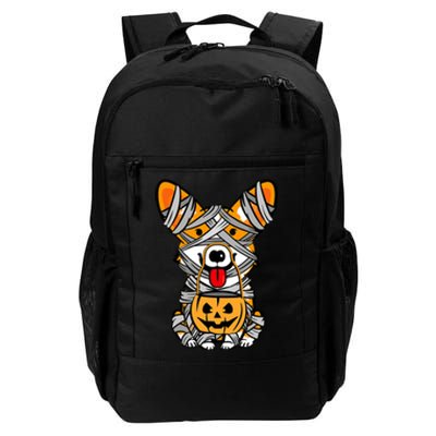 Corgi Mummy Cute Halloween Dog Lover Daily Commute Backpack