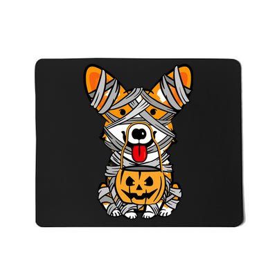 Corgi Mummy Cute Halloween Dog Lover Mousepad