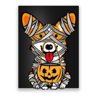 Corgi Mummy Cute Halloween Dog Lover Poster