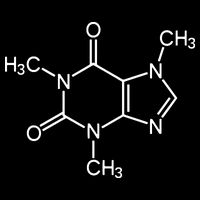 Caffeine Molecule Chemical I Love Coffee Chemistry Gift Women's V-Neck T-Shirt