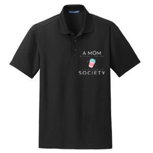 Cafe Mom Dry Zone Grid Polo