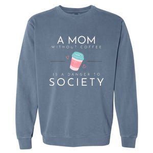 Cafe Mom Garment-Dyed Sweatshirt