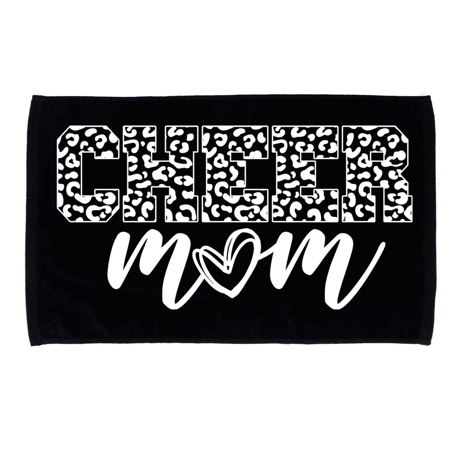 Cheer Mom Cheetah Print Cute Microfiber Hand Towel