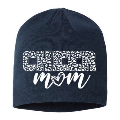 Cheer Mom Cheetah Print Cute Sustainable Beanie