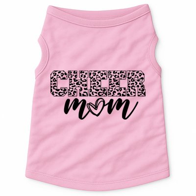 Cheer Mom Cheetah Print Cute Doggie Tank