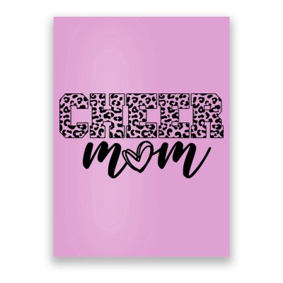 Cheer Mom Cheetah Print Cute Poster