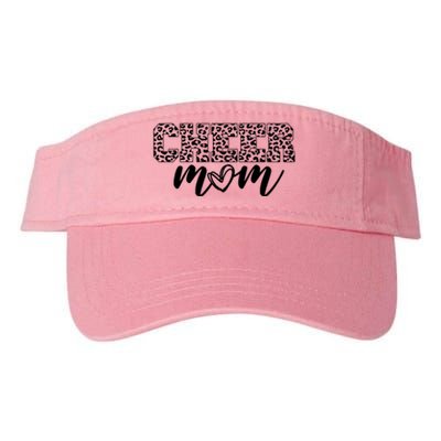 Cheer Mom Cheetah Print Cute Valucap Bio-Washed Visor