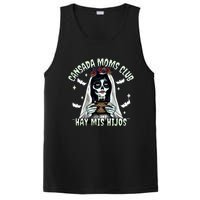 Cansada Moms Club Ay Mis Hijos Halloween Mexican Spooky PosiCharge Competitor Tank