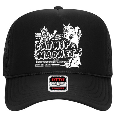 Catnip Madness Cute Kitten Funny Cat Pet Humor Trucker Hat