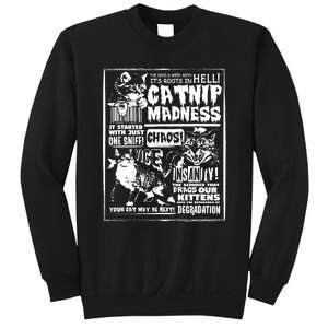 Catnip Madness Cute Kitten Cat Lover Gift For Cat Owners Sweatshirt