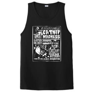 Catnip Madness Cute Kitten Cat Lover Gift For Cat Owners PosiCharge Competitor Tank