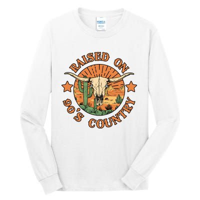 Country Music Cowgirl 90s Tall Long Sleeve T-Shirt